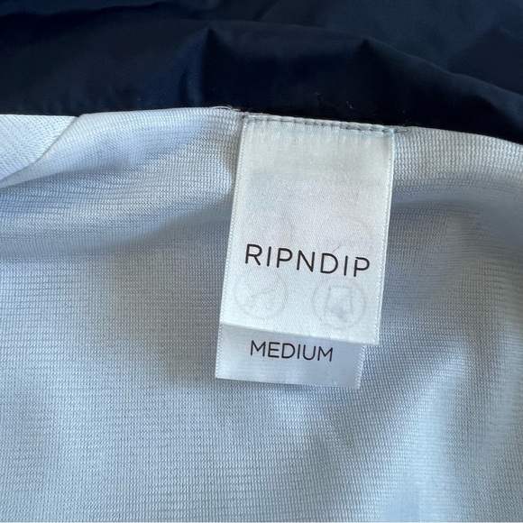 RipNDip Men’s Navy Blue Alien Same Sh!t Different Day Windbreaker Jacket MEDIUM - Picture 9 of 14